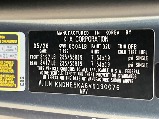 New 2027 Kia Carnival SX w/ Dark Edition Package FWD image 35