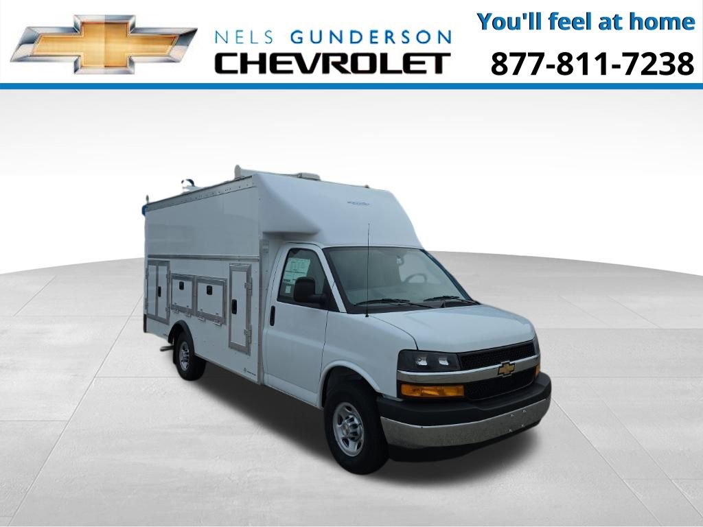 New 2025 Chevrolet Express 3500 w/ Power Convenience Package RWD image 1