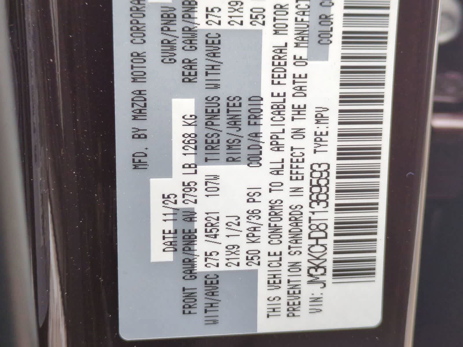 New 2026 MAZDA CX-90 3.3 Turbo w/ Premium Sport Pkg image 36