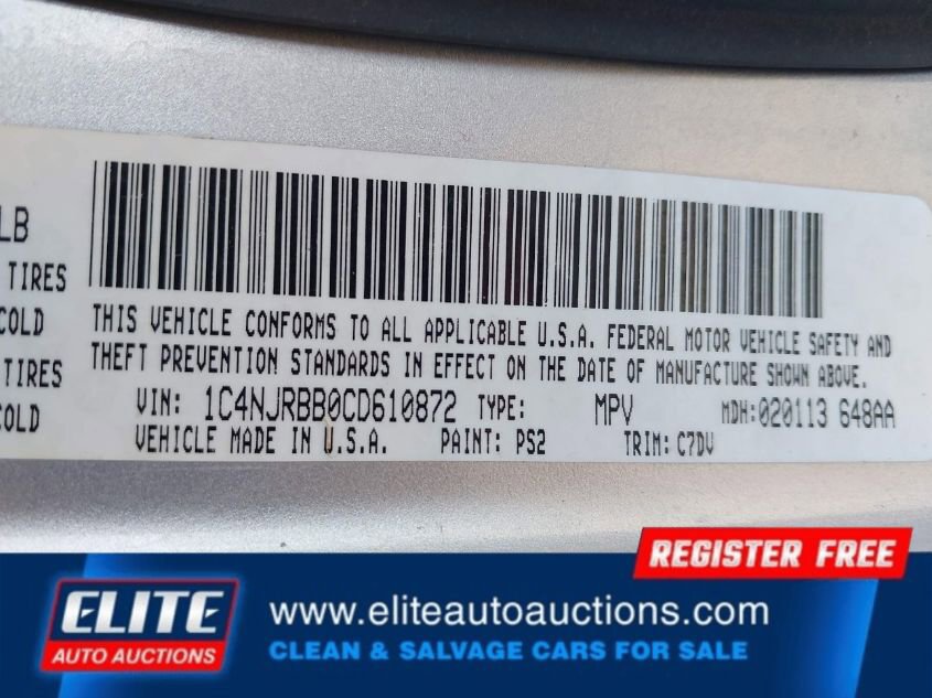 Used 2012 Jeep Patriot Sport w/ PWR Value Group image 17