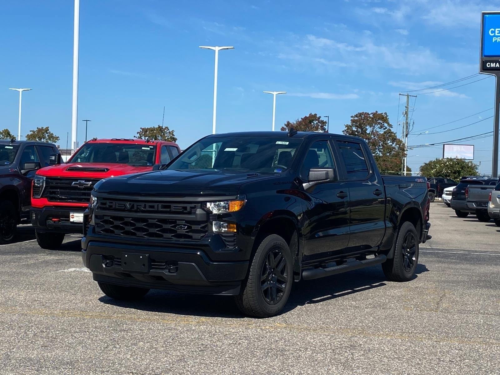 New 2026 Chevrolet Silverado 1500 Custom w/ LPO, Dark Essentials Package AWD/4WD image 2