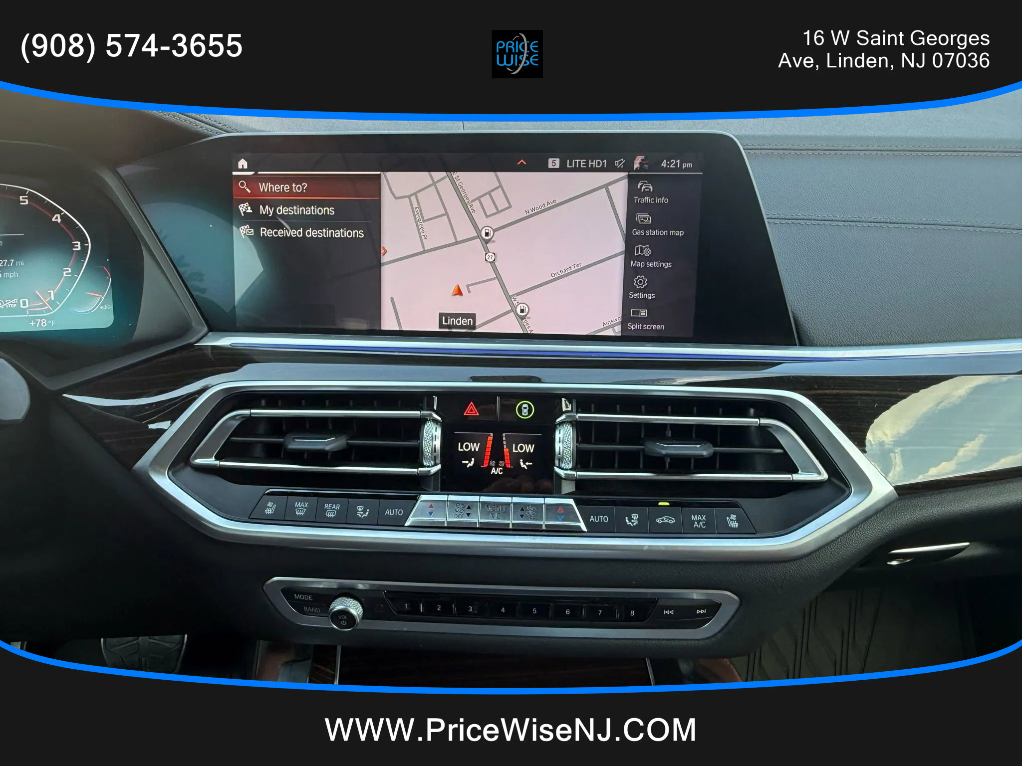 Used 2021 BMW X6 M50i w/ Executive Package image 16