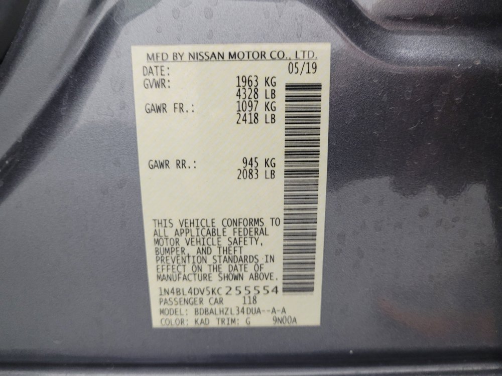 Used 2019 Nissan Altima 2.5 SV FWD image 33