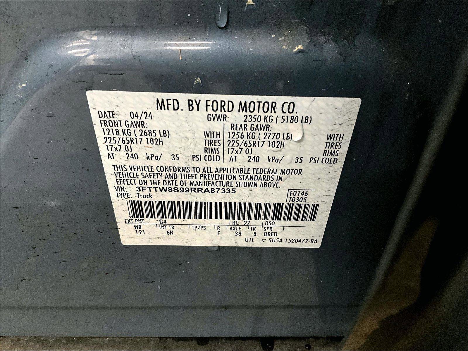 Used 2024 Ford Maverick Lariat w/ FX4 Off-Road Package image 33