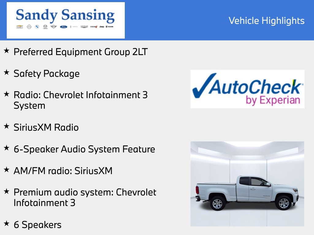 Used 2022 Chevrolet Colorado LT w/ Fleet Safety Package RWD image 7