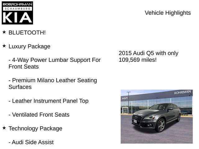 Used 2015 Audi Q5 TDI Premium Plus w/ Technology Package AWD/4WD image 8