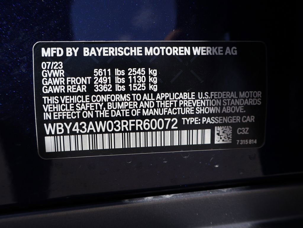 Certified 2024 BMW i4 eDrive35 w/ Premium Package image 44