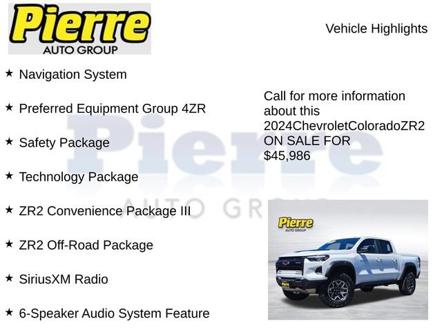 Used 2024 Chevrolet Colorado ZR2 w/ ZR2 Convenience Package III AWD/4WD image 7
