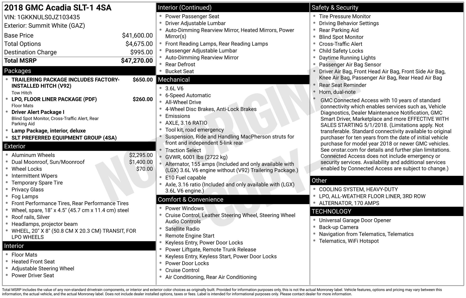 Used 2018 GMC Acadia SLT image 31