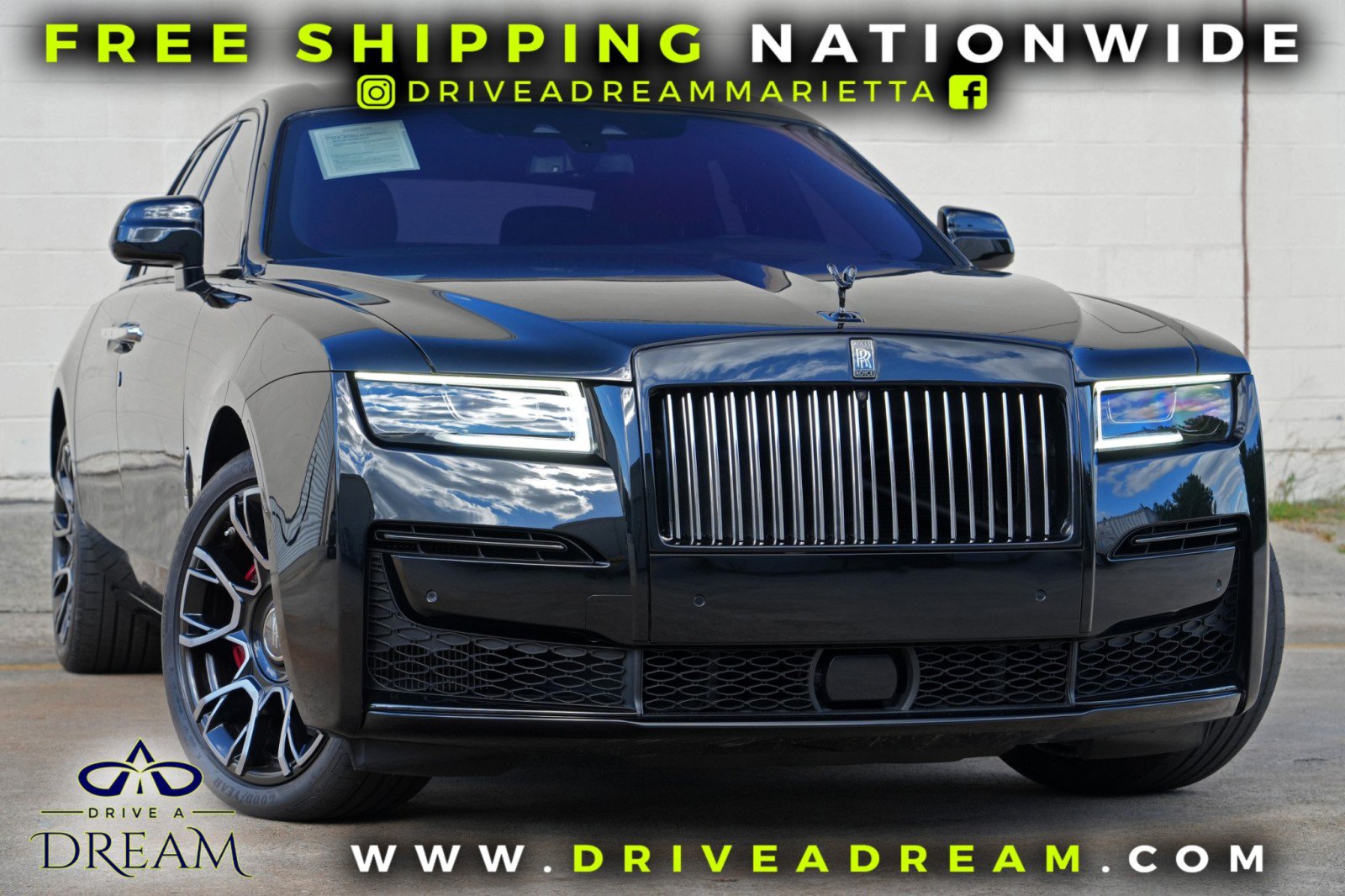 Used 2024 Rolls-Royce Ghost Black Badge w/ Black Badge Ghost Package AWD/4WD image 2