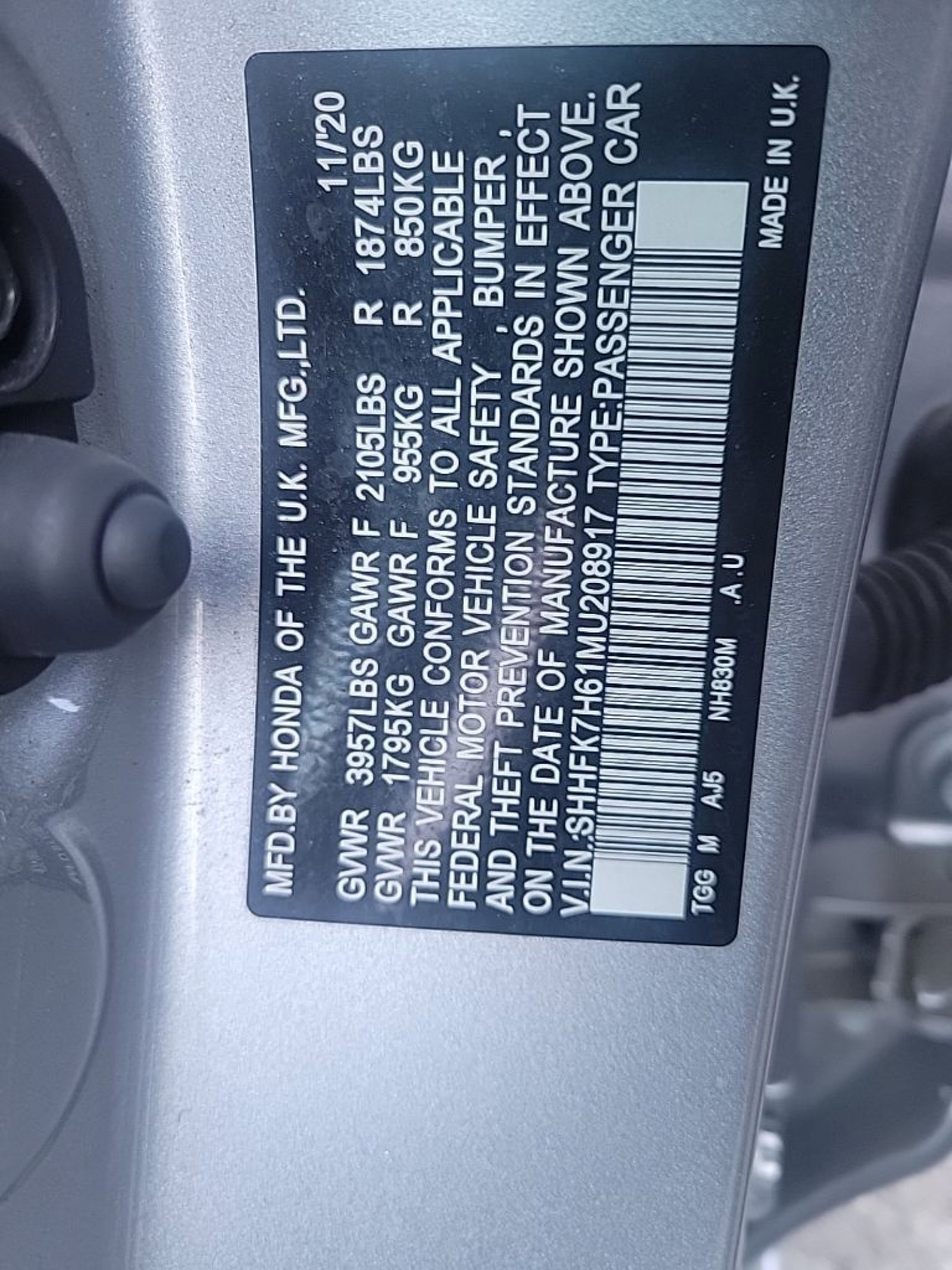 Certified 2021 Honda Civic EX image 16