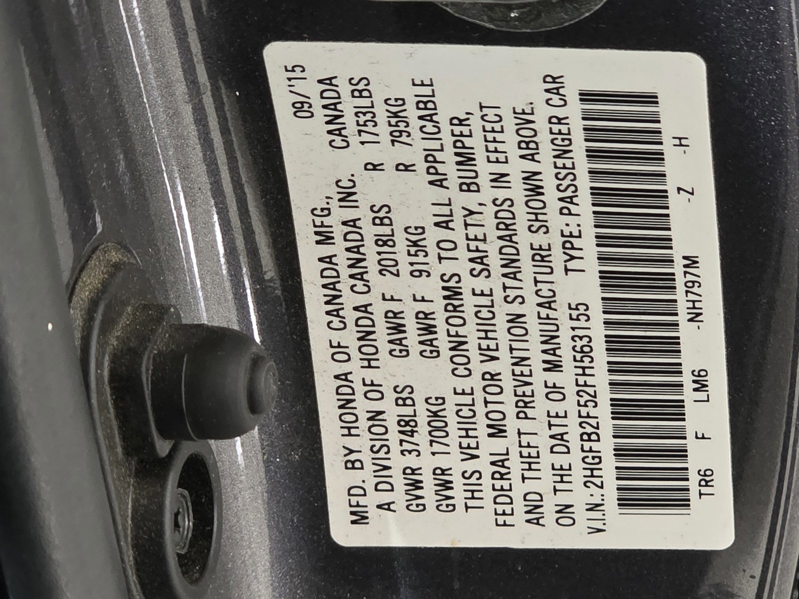 Used 2015 Honda Civic LX image 22