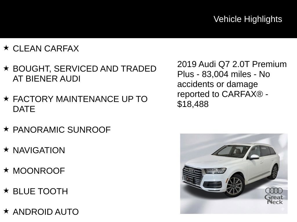Used 2019 Audi Q7 2.0T Premium Plus w/ Premium Plus Package image 8