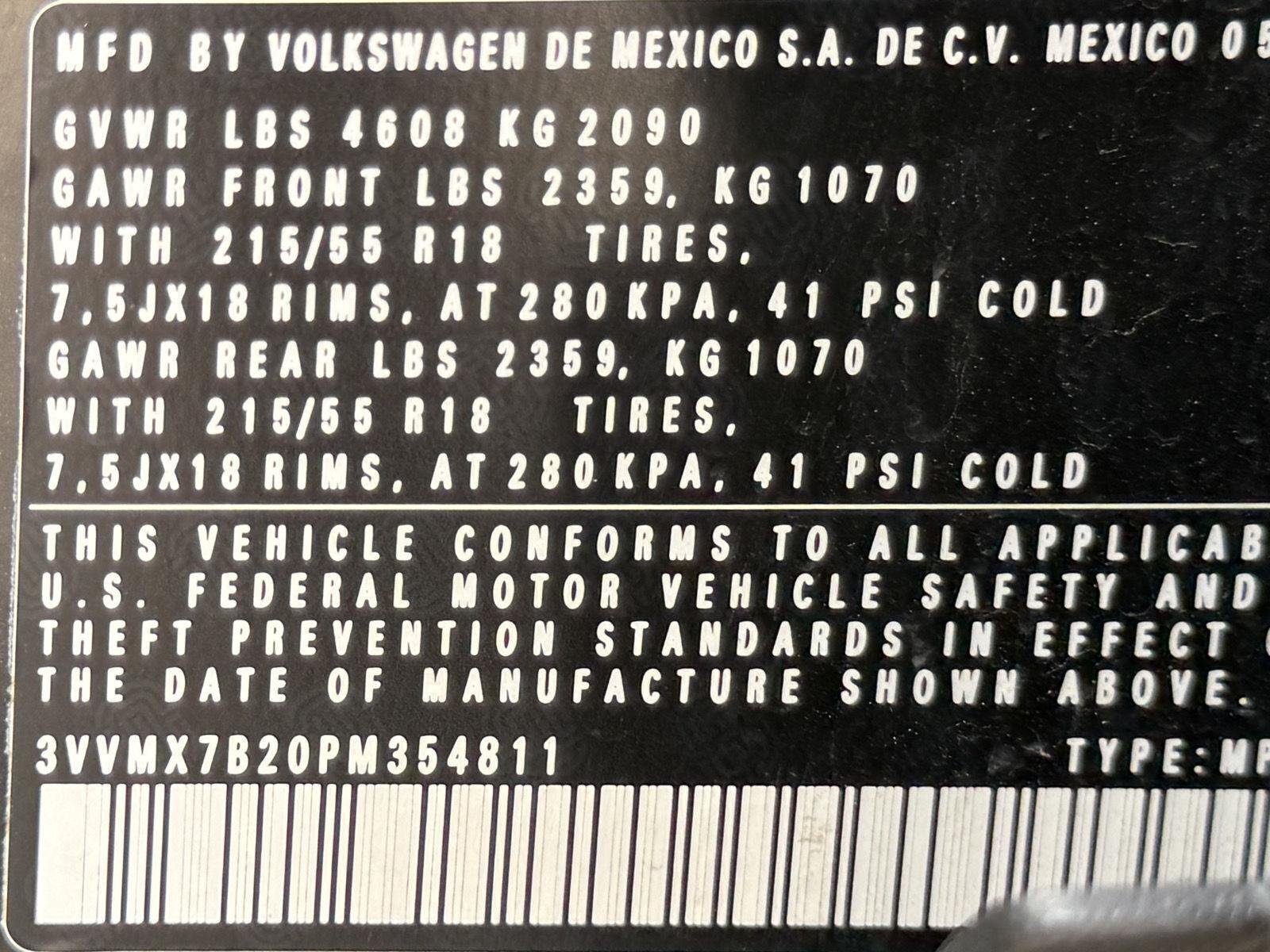 Used 2023 Volkswagen Taos S w/ Driver Assistance Package AWD/4WD image 41