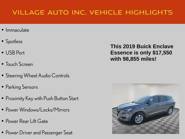Used 2019 Buick Enclave Essence AWD/4WD image 7