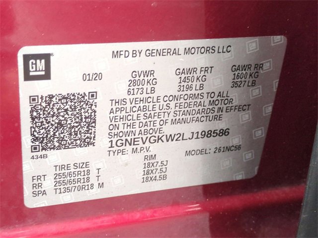 Used 2020 Chevrolet Traverse LT image 33