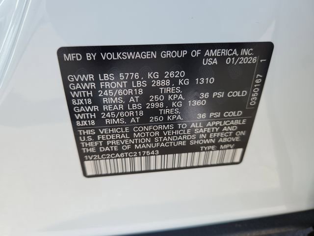 New 2026 Volkswagen Atlas Cross Sport SE AWD/4WD image 10