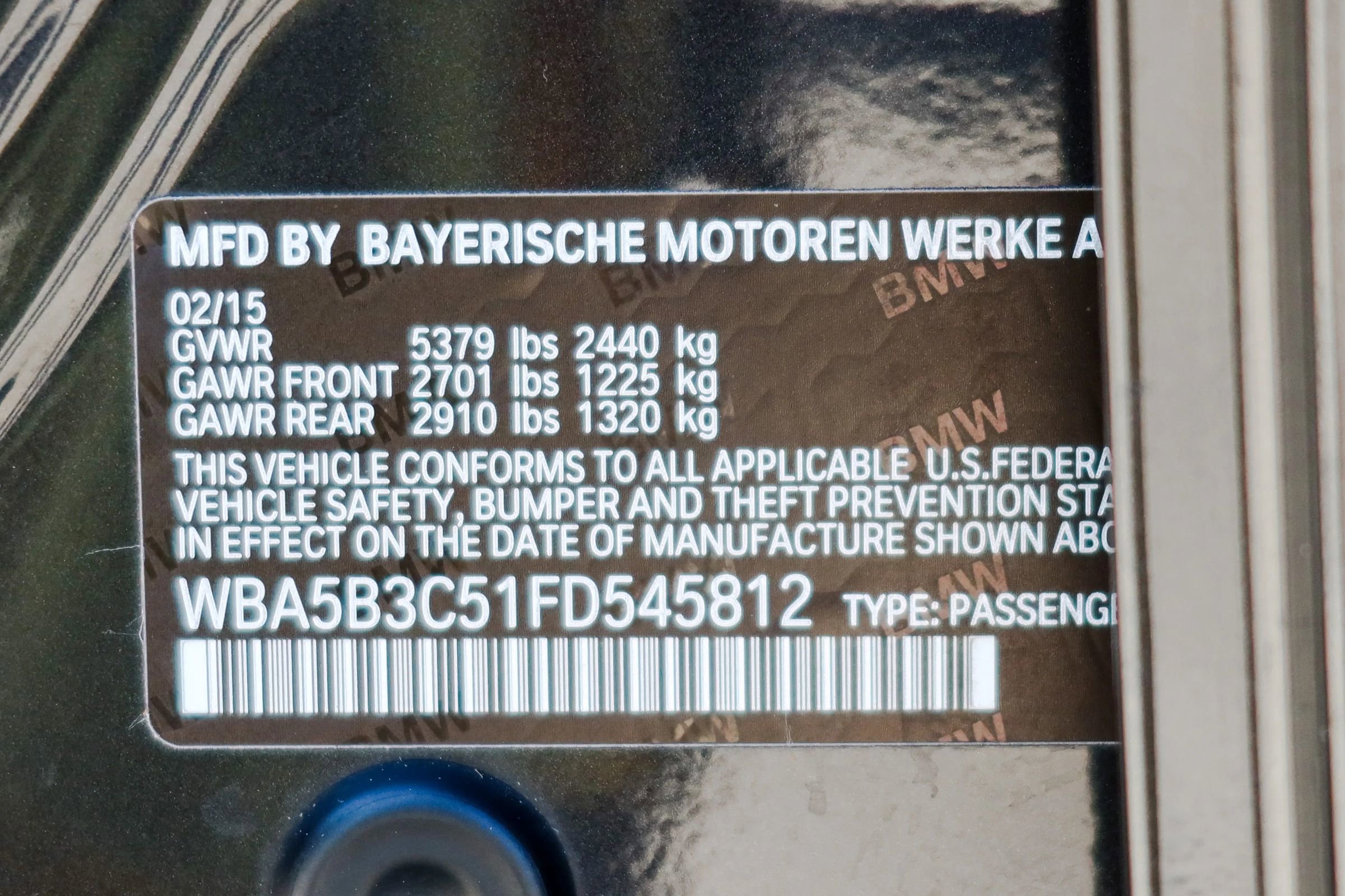 Used 2015 BMW 535i xDrive Sedan AWD/4WD image 8