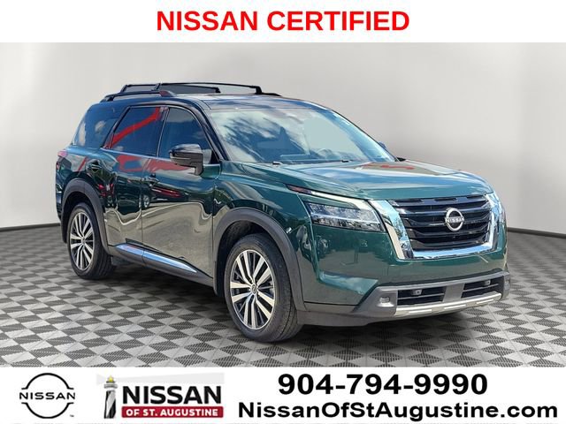Certified 2022 Nissan Pathfinder Platinum w/ Cargo Package AWD/4WD image 1