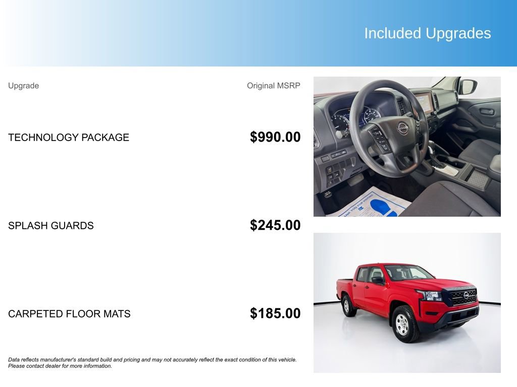 Used 2023 Nissan Frontier S w/ Technology Package AWD/4WD image 5