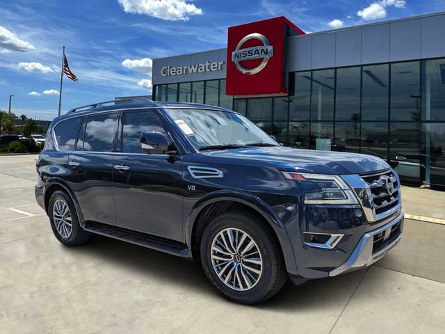 Used 2021 Nissan Armada SL w/ Captain's Chairs Package RWD video 1