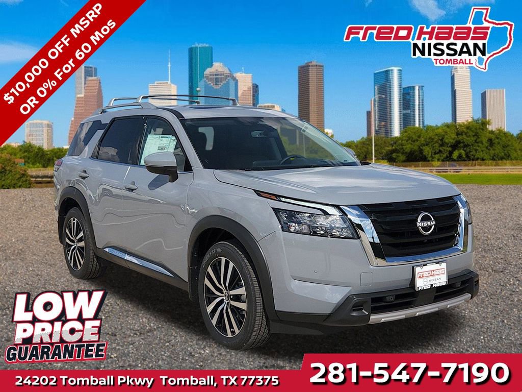 New 2025 Nissan Pathfinder Platinum w/ Cargo Package