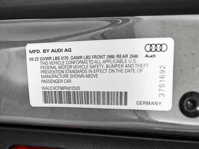 Certified 2023 Audi S5 Premium Plus w/ Premium Plus Package AWD/4WD image 25