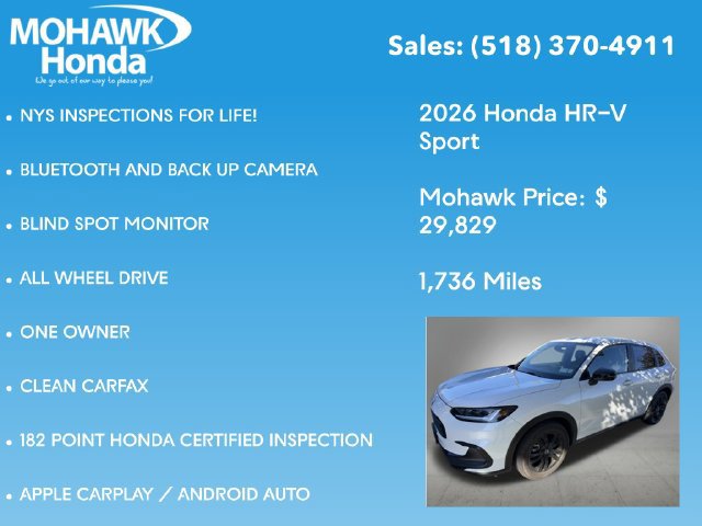 Used 2026 Honda HR-V Sport image 4