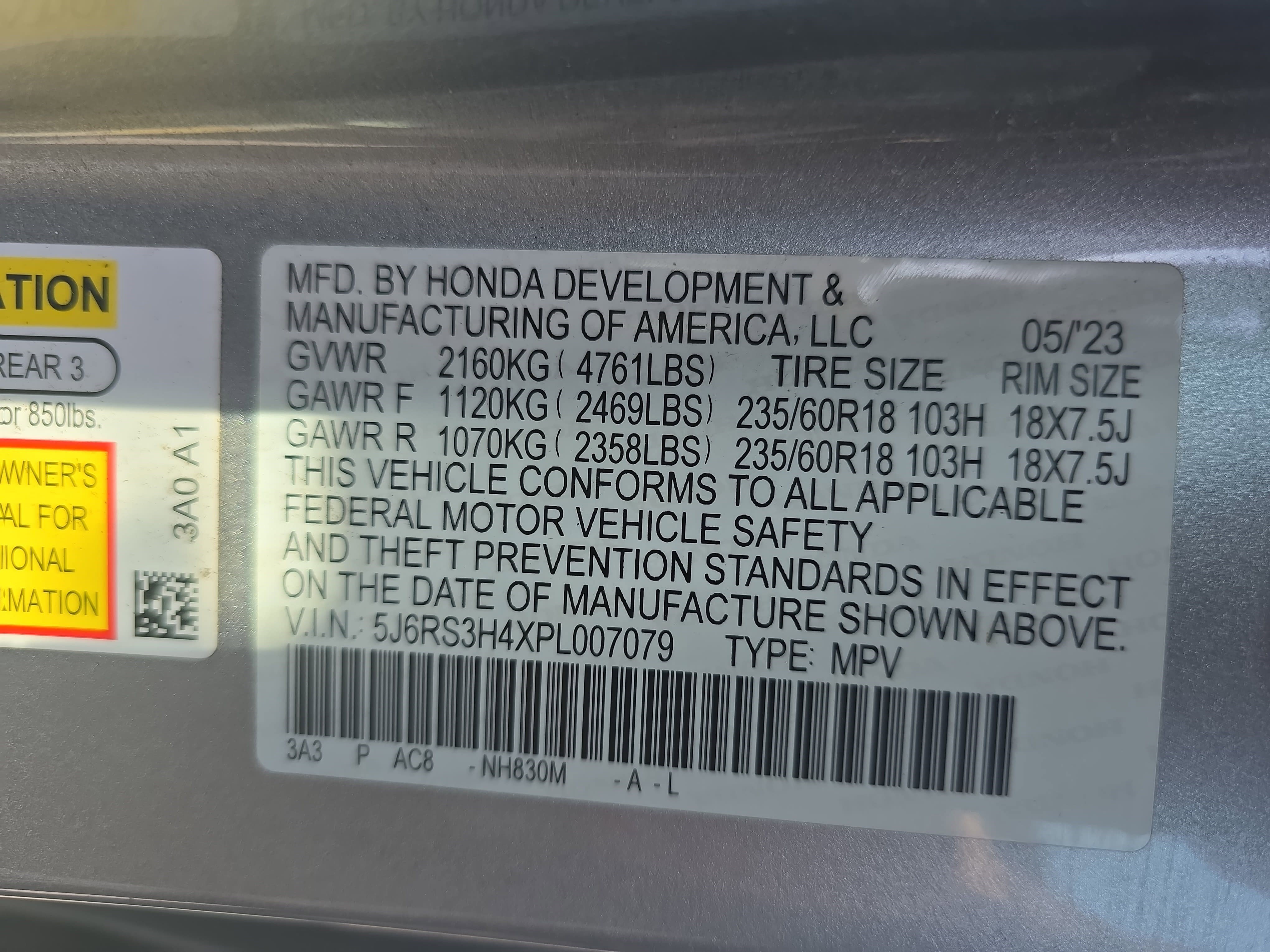 Certified 2023 Honda CR-V EX image 36