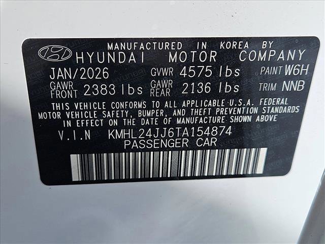 New 2026 Hyundai Sonata Blue image 18