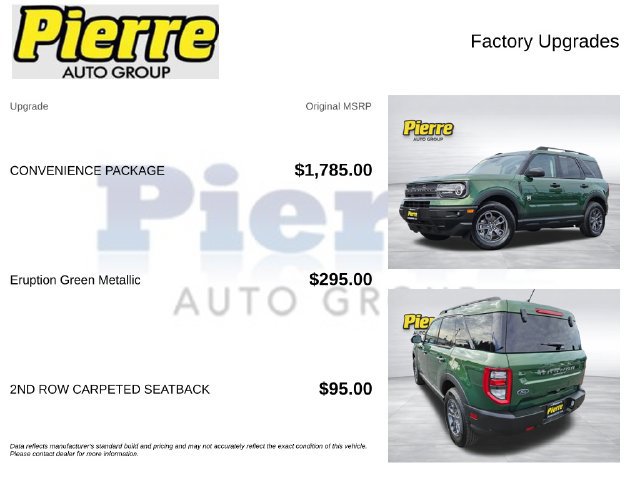 Used 2024 Ford Bronco Sport Big Bend w/ Convenience Package AWD/4WD image 14