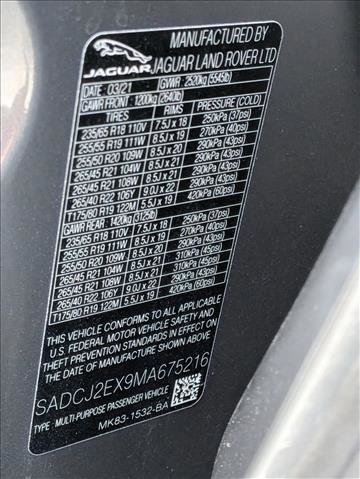 Used 2021 Jaguar F-PACE S image 24