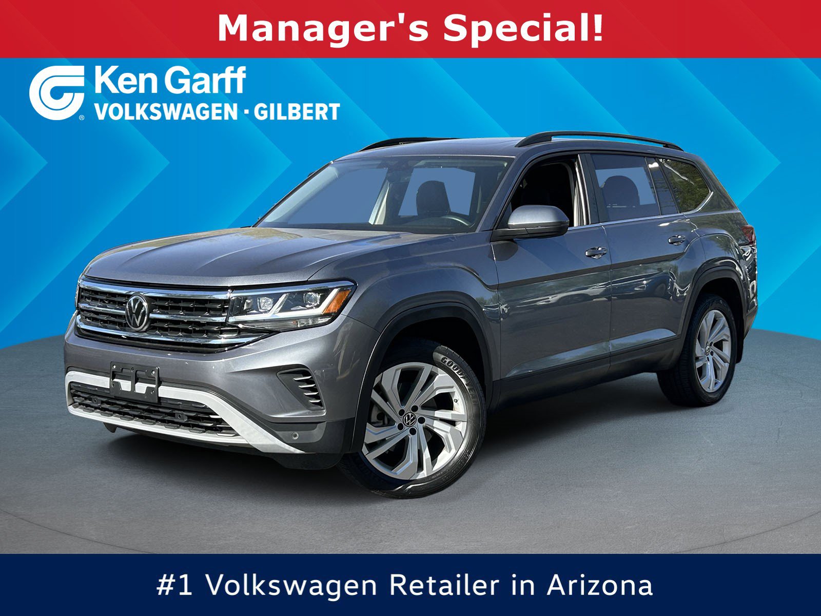 Used 2023 Volkswagen Atlas SE w/ Panoramic Sunroof Package AWD/4WD image 1