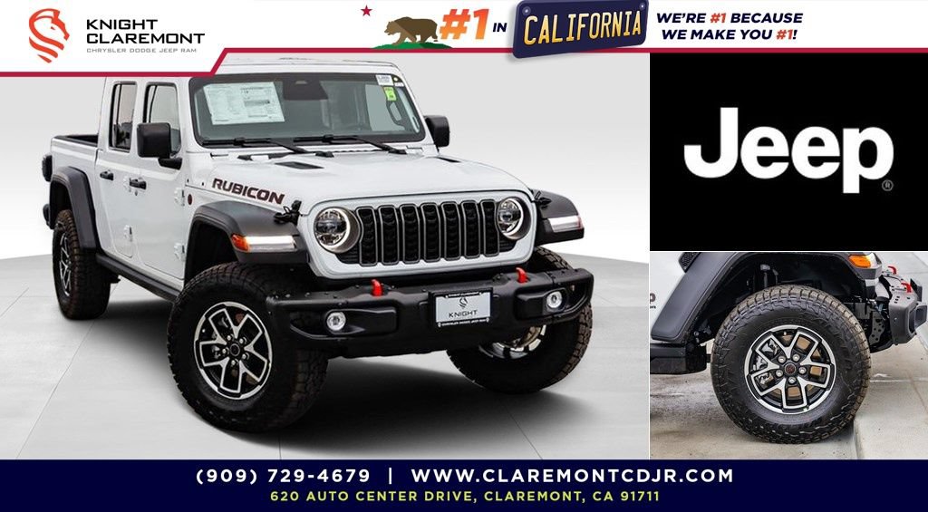 New 2026 Jeep Gladiator Rubicon w/ Steel Bumper Group AWD/4WD 360° Tour