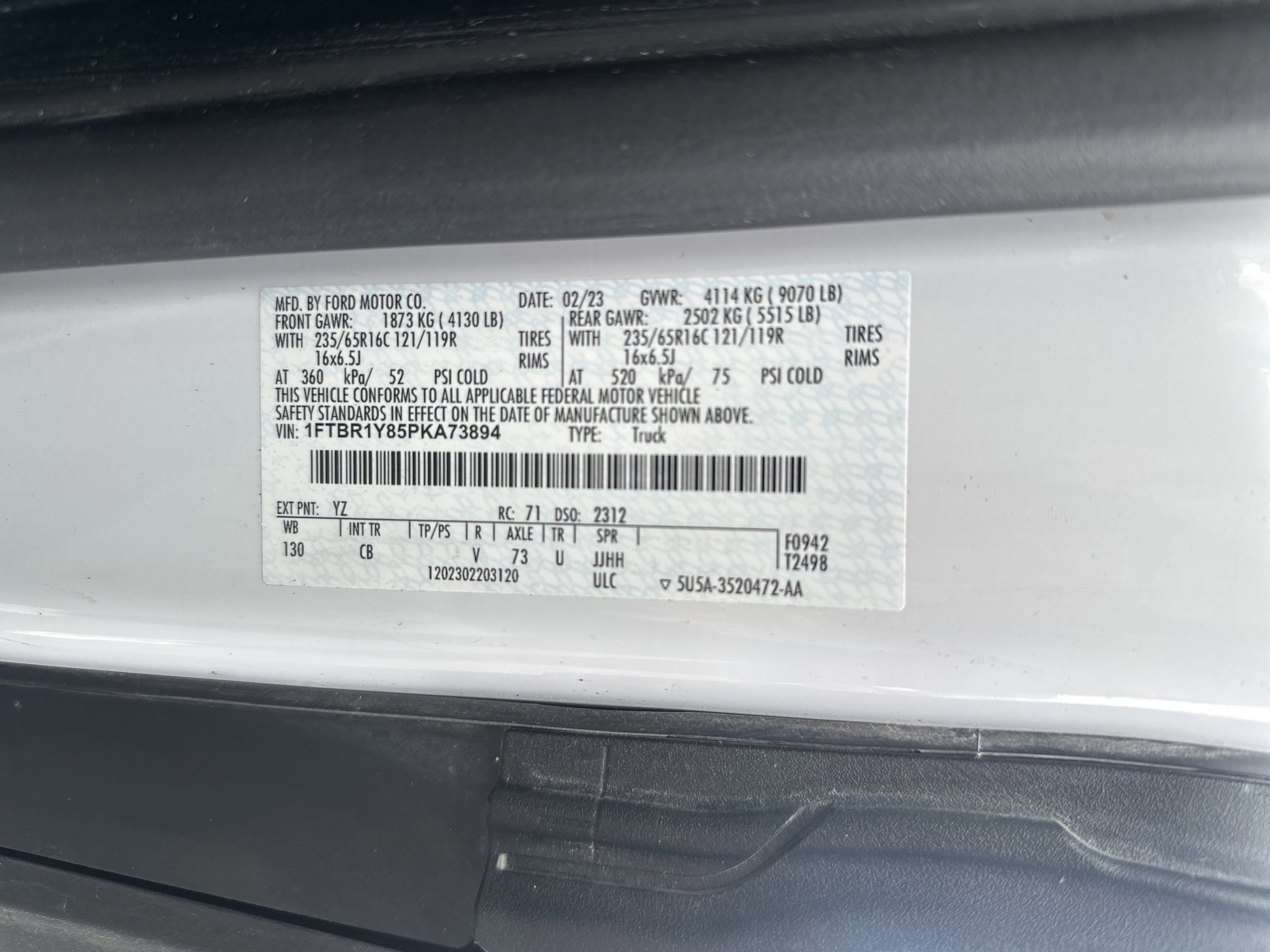 Used 2023 Ford Transit 250 Low Roof w/ Exterior Upgrade Package image 15