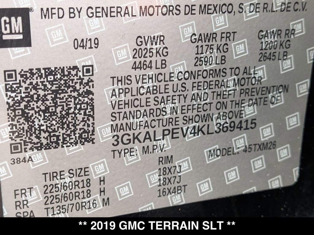 Used 2019 GMC Terrain SLT w/ Preferred Package FWD image 28