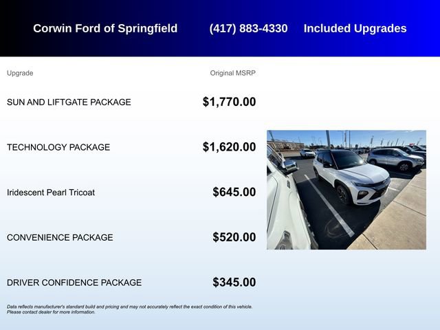 Used 2023 Chevrolet TrailBlazer RS w/ Sun and Liftgate Package image 5