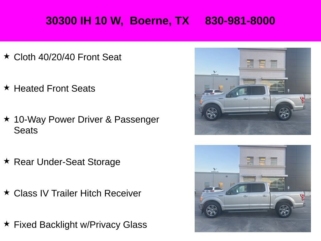 Used 2018 Ford F150 XLT w/ Equipment Group 302A Luxury image 20