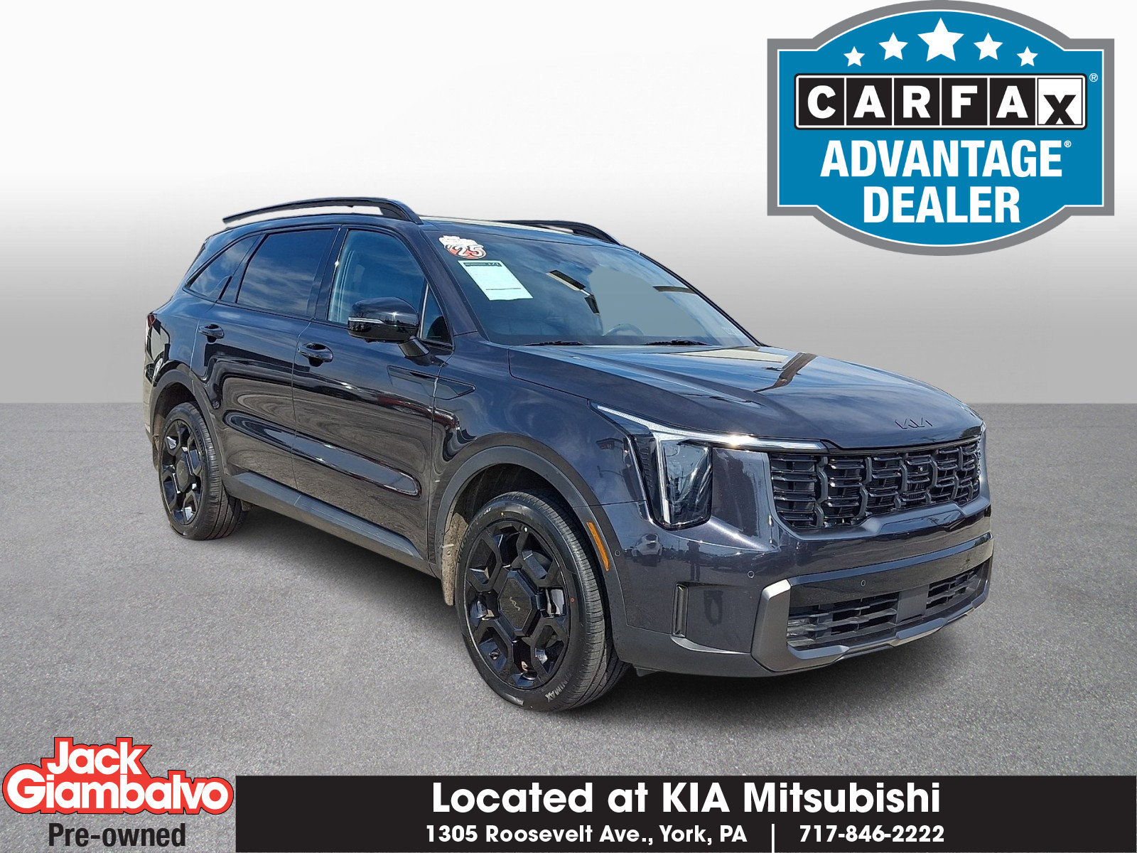 Certified 2025 Kia Sorento SX Prestige w/ Sage Leather Package AWD/4WD image 1