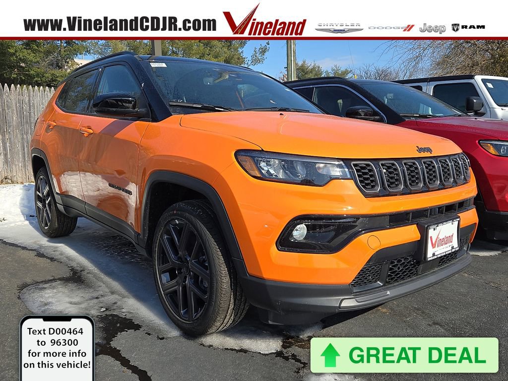 New 2026 Jeep Compass Limited w/ Sun, Sound & Navigation Group