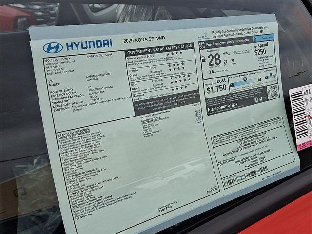 New 2026 Hyundai Kona SE image 10