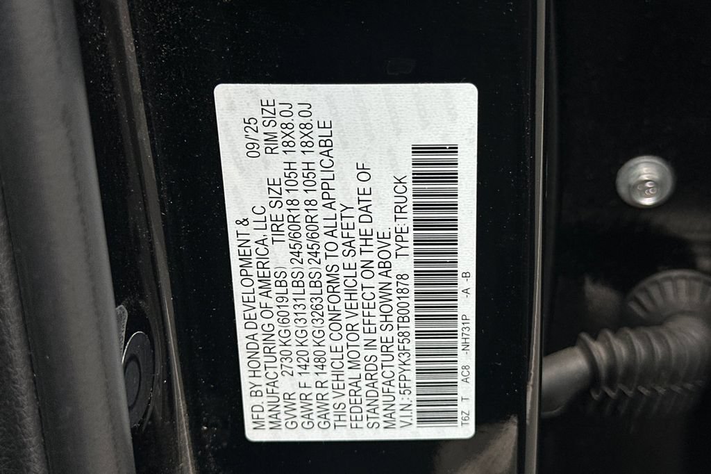 Certified 2026 Honda Ridgeline RTL image 33