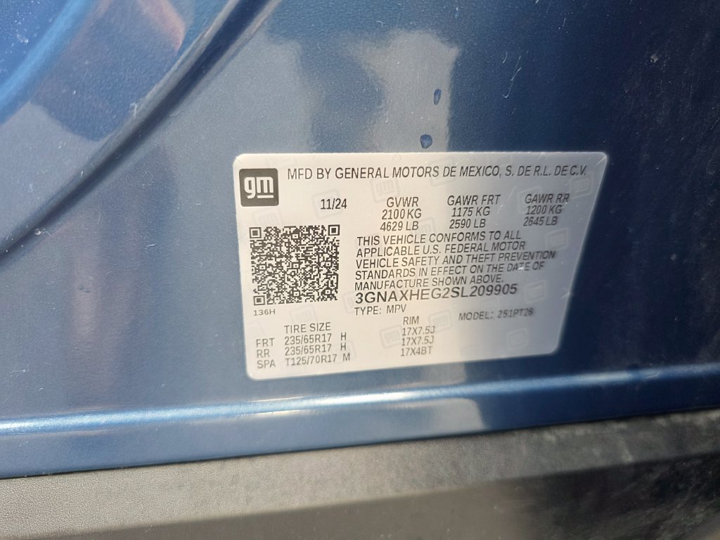 Certified 2025 Chevrolet Equinox LT w/ Convenience Package II FWD image 34