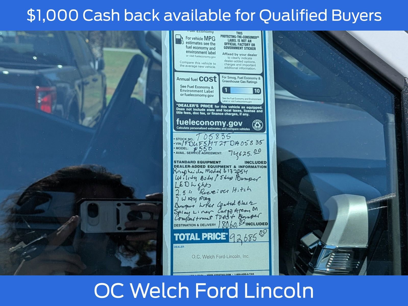 New 2026 Ford F550 4x4 Regular Cab Super Duty w/ XL Chrome Package image 15