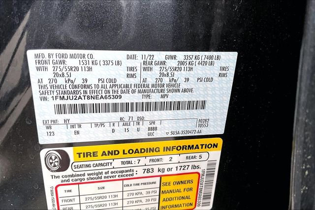 Used 2022 Ford Expedition Limited AWD/4WD image 16