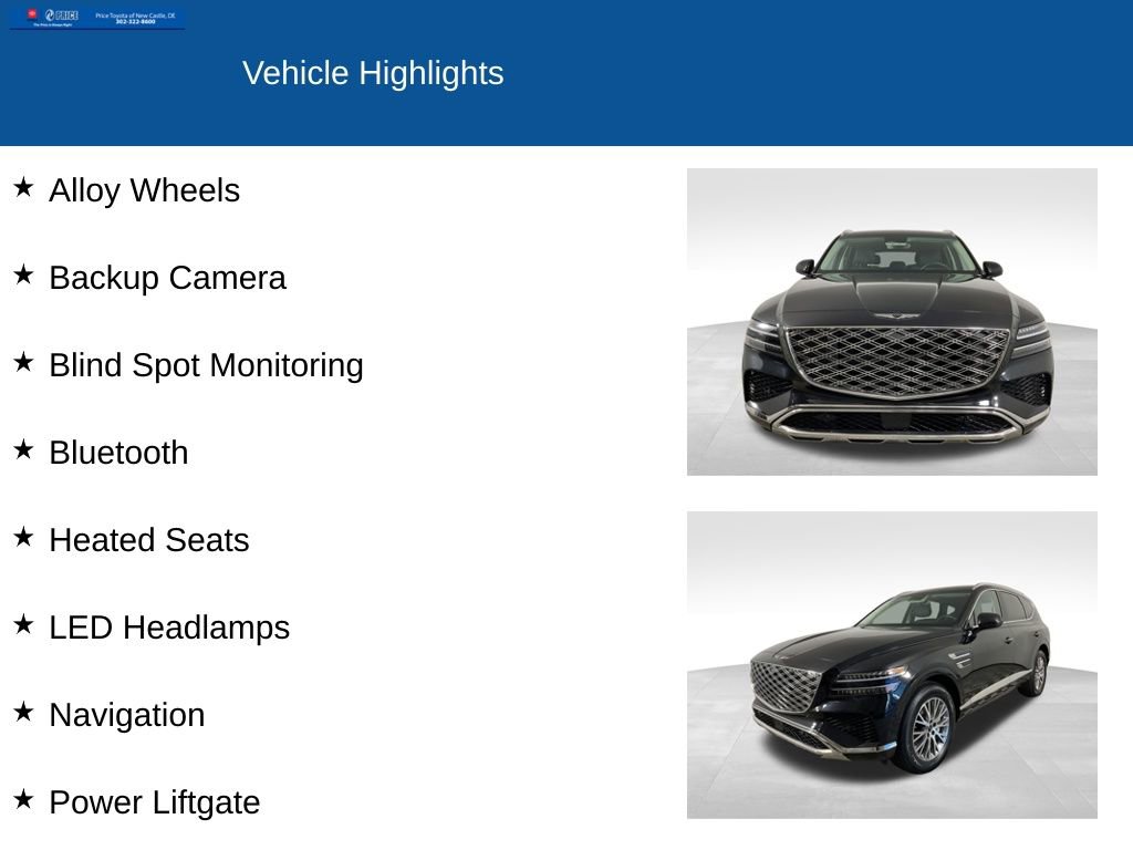 Used 2025 Genesis GV80 2.5T Standard image 2