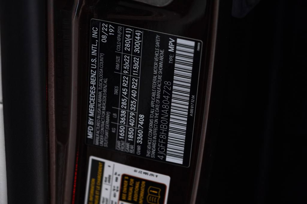 Used 2022 Mercedes-Benz Maybach GLS 600 4MATIC image 84