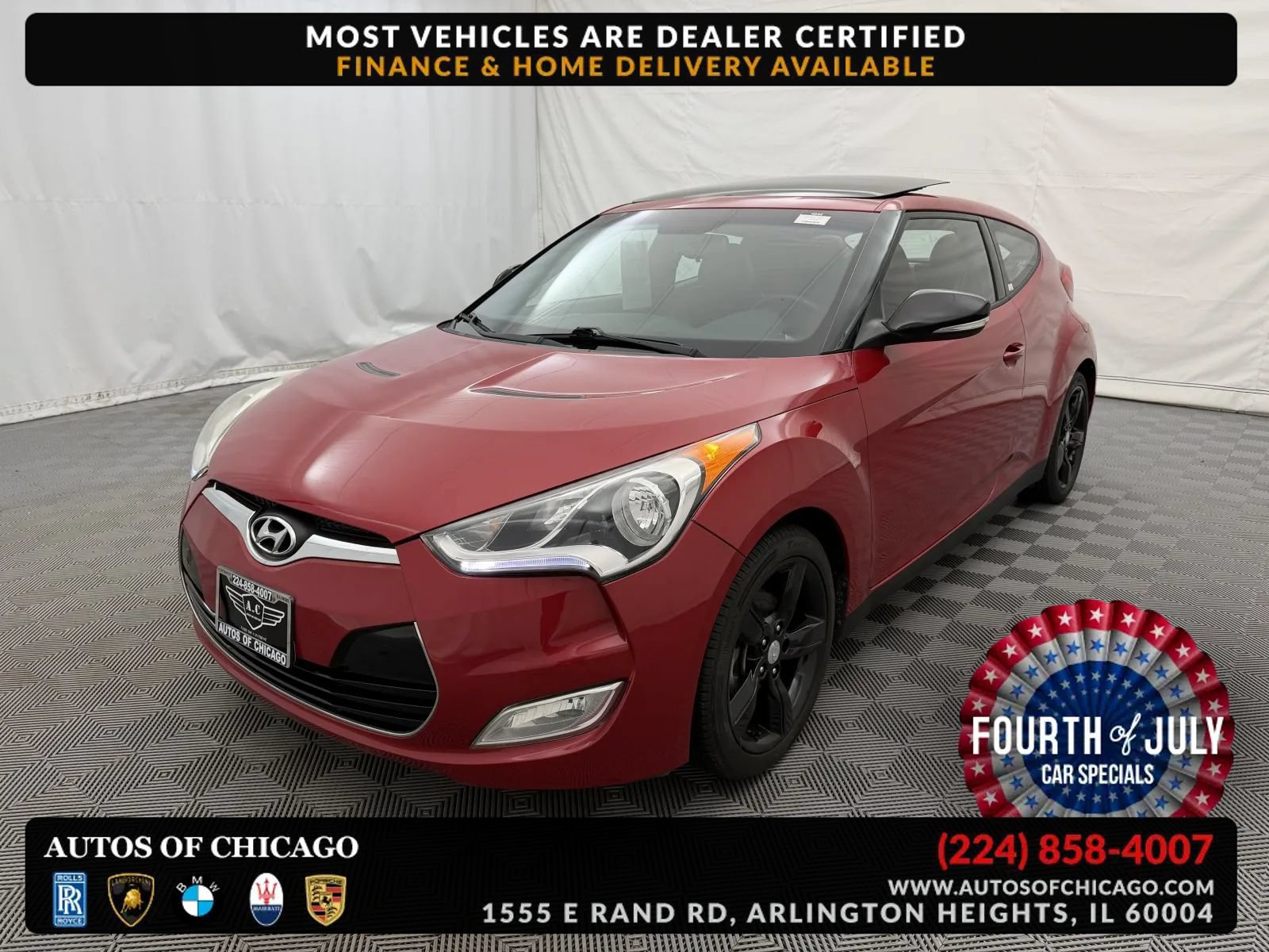 Used 2014 Hyundai Veloster w/ Style Package 02