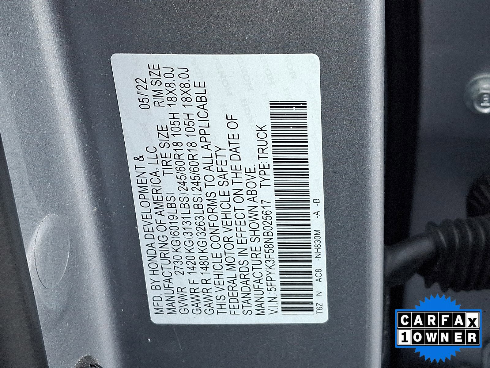 Used 2022 Honda Ridgeline RTL image 49