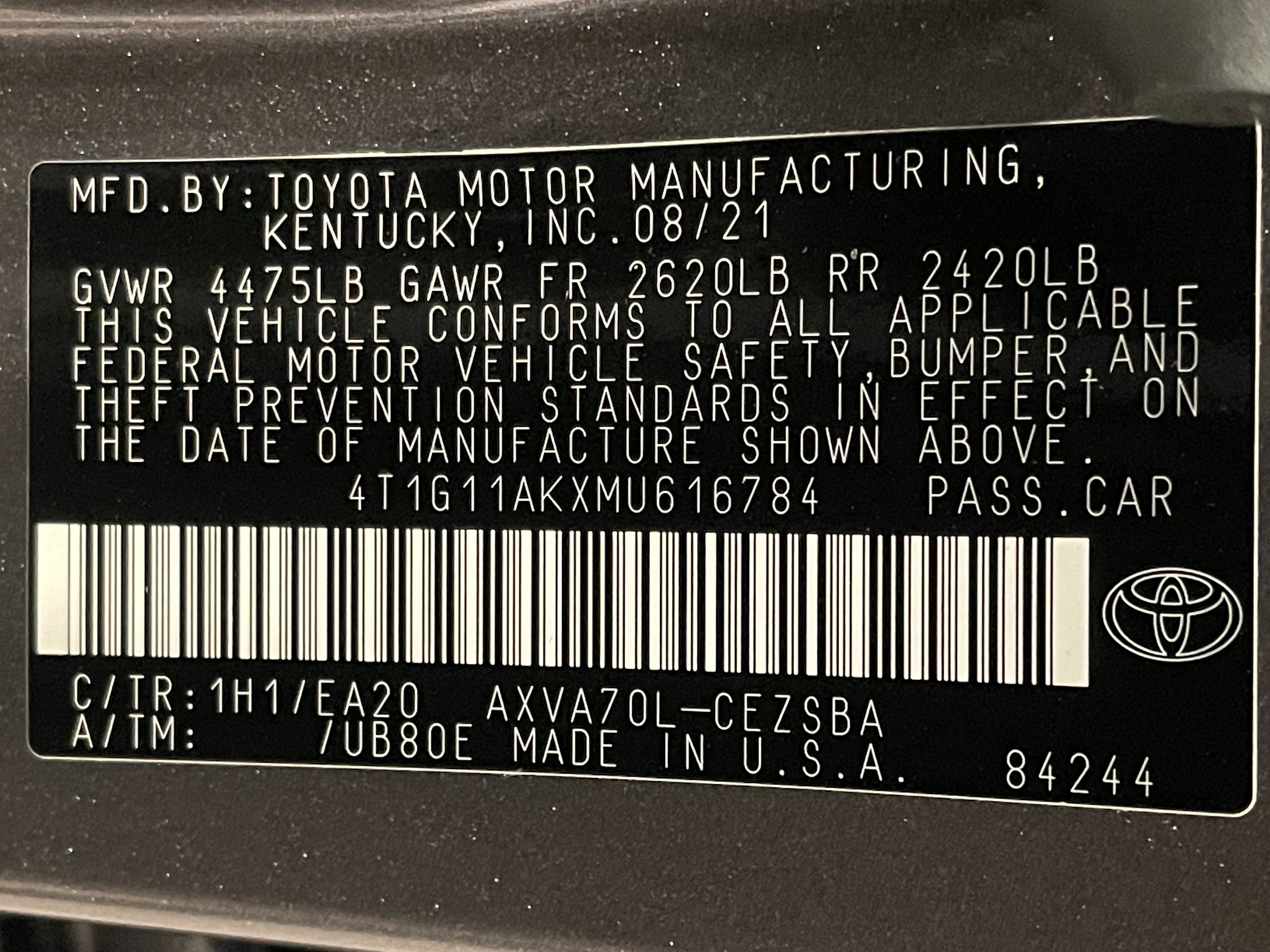 Used 2021 Toyota Camry SE image 21